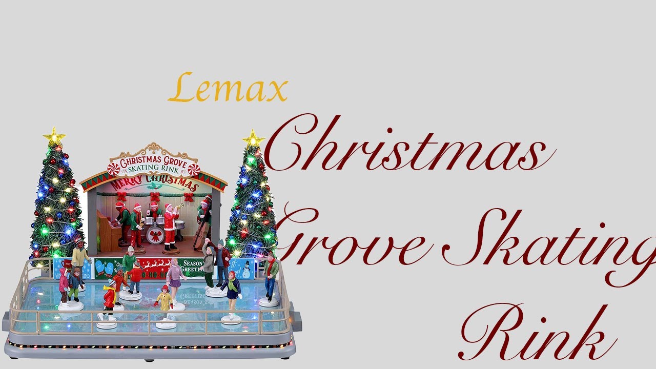 Lemax Christmas Grove Skating Rink review (New for 2021)