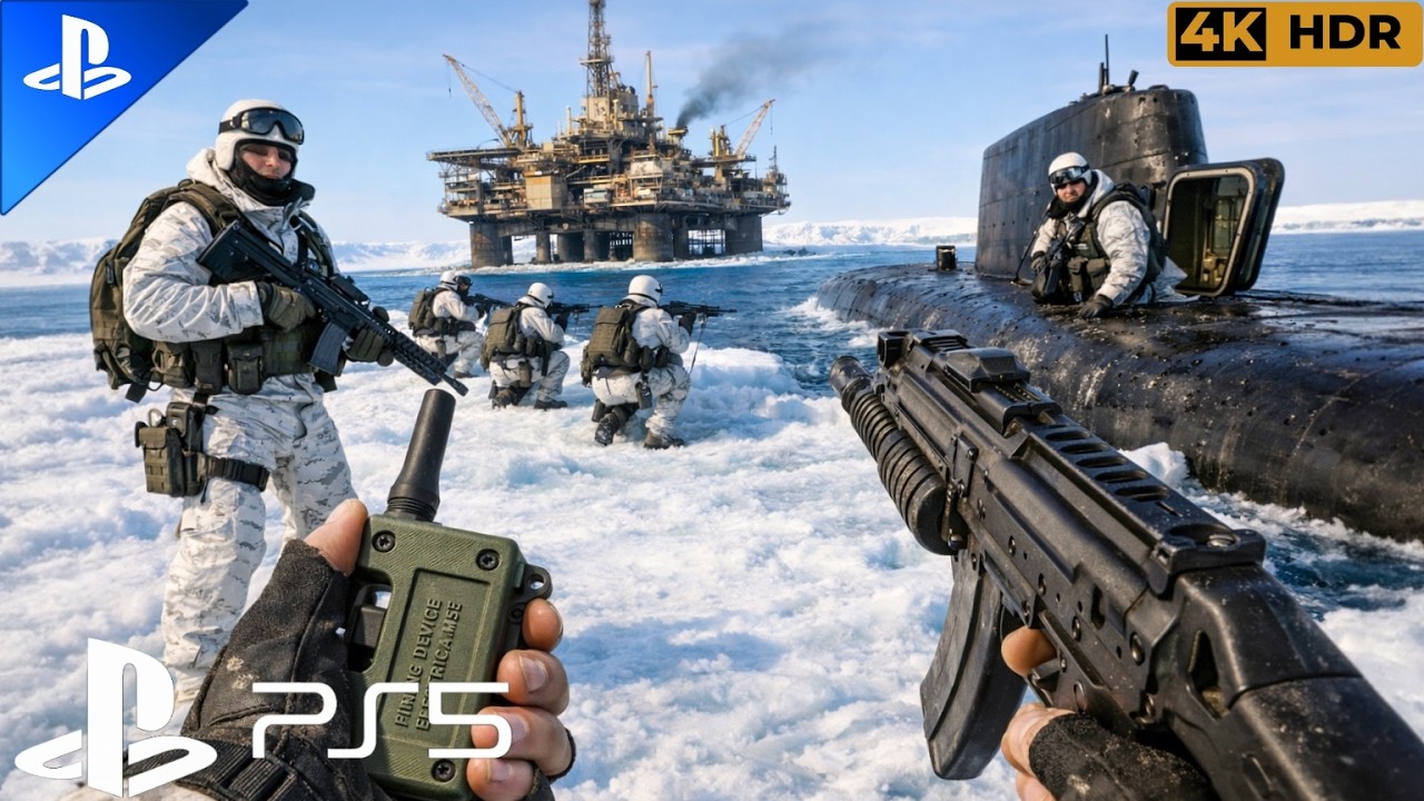 (PS5) УНИЧТОЖЕНИЕ НЕФТЯНОЙ ВЫШКИ В АНТАРКЕ | РЕАЛИСТИЧНЫЙ УЛЬТРАГРАФИЧЕСКИЙ ГЕЙМПЛЕЙ [4K60FPS HDR...