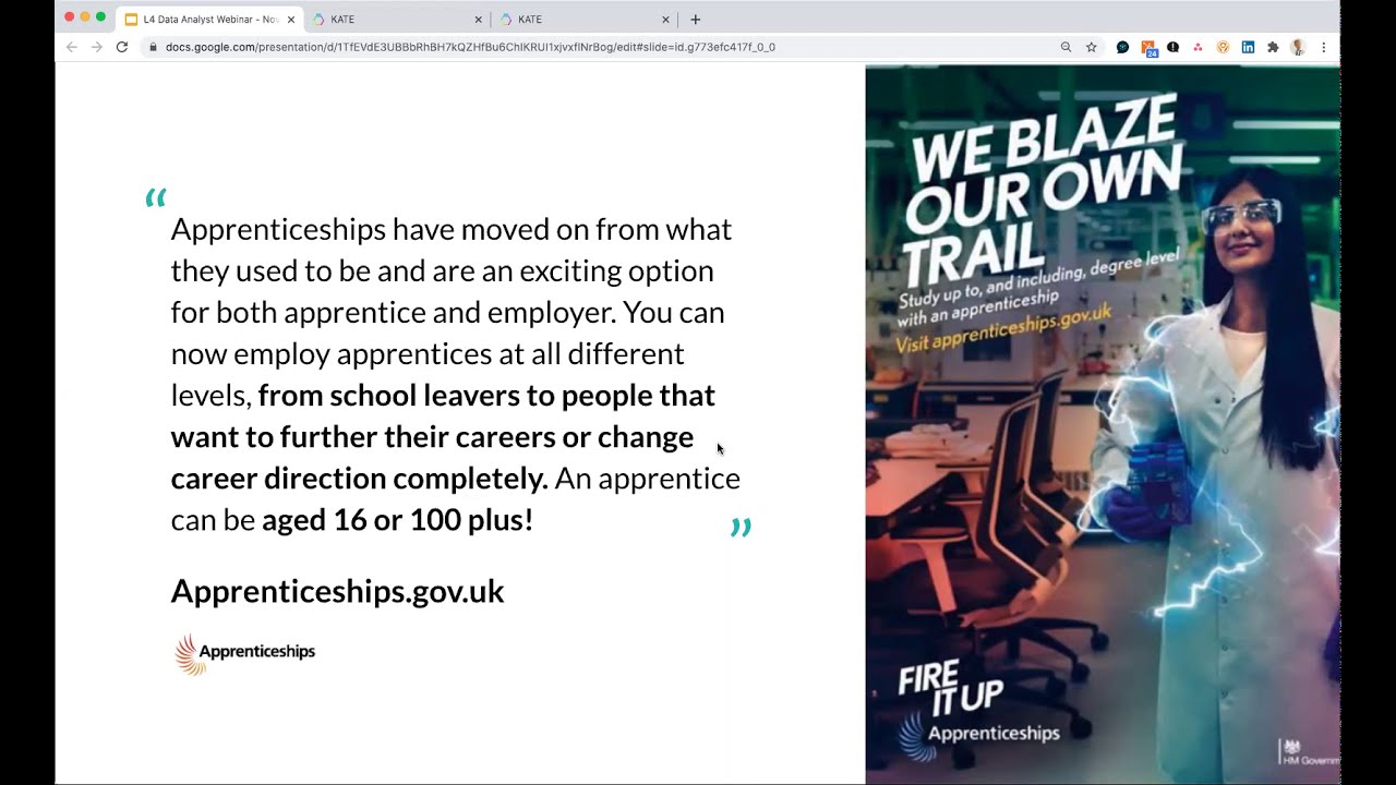 L4 Data Analyst Apprenticeships Webinar
