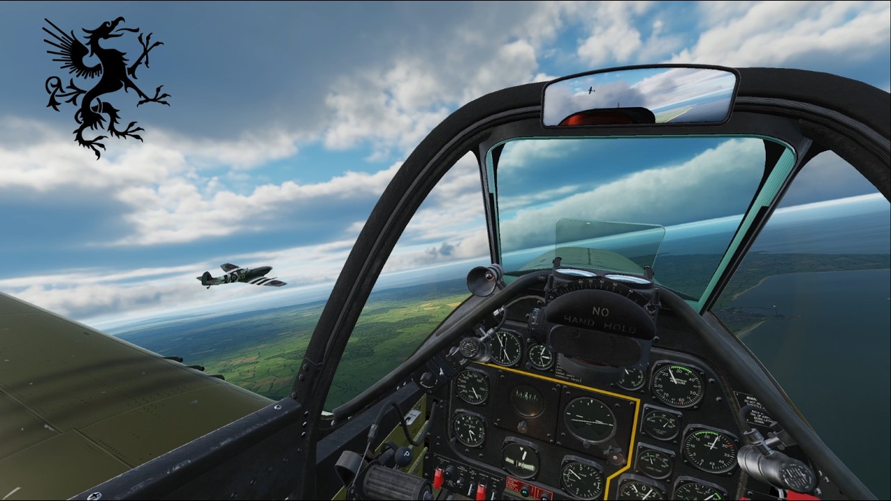 P-51 против 109. Хаос над побережьем.