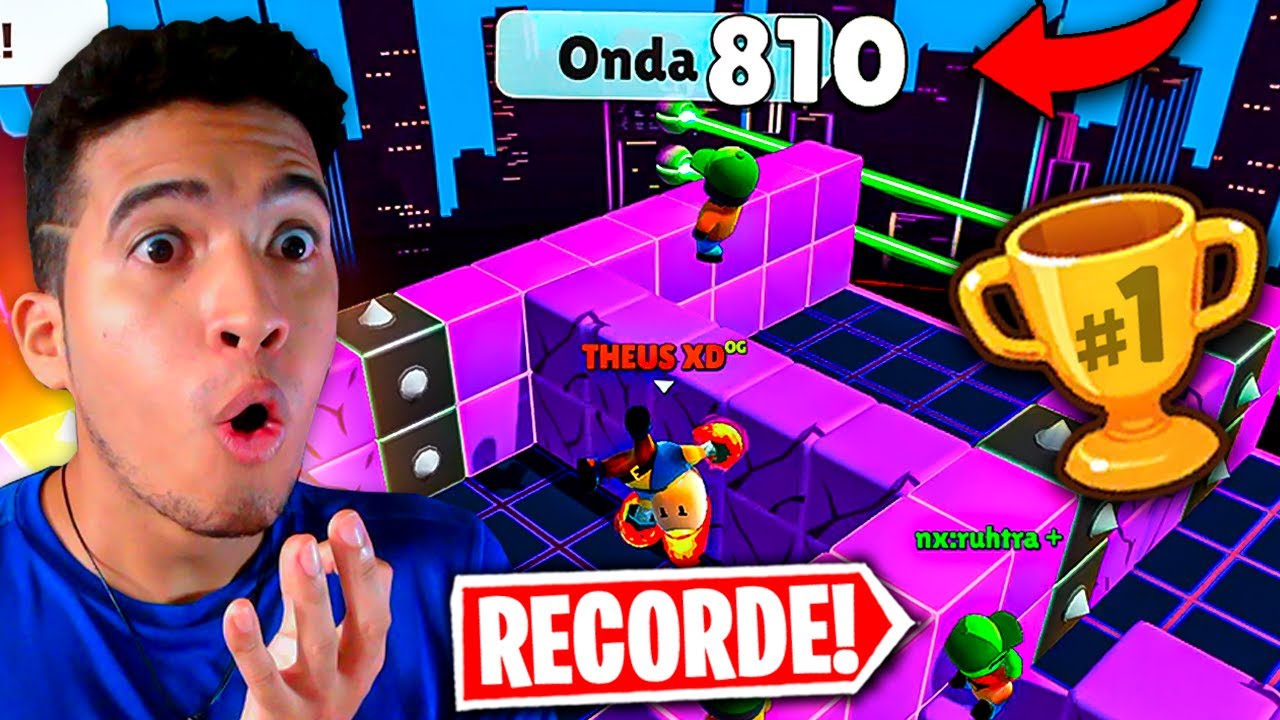 😱 BATEMOS O RECORDE MUNDIAL DE ONDAS NO BLOCK DASH INFINITO🔥 FICA MUITO DIFÍCIIL