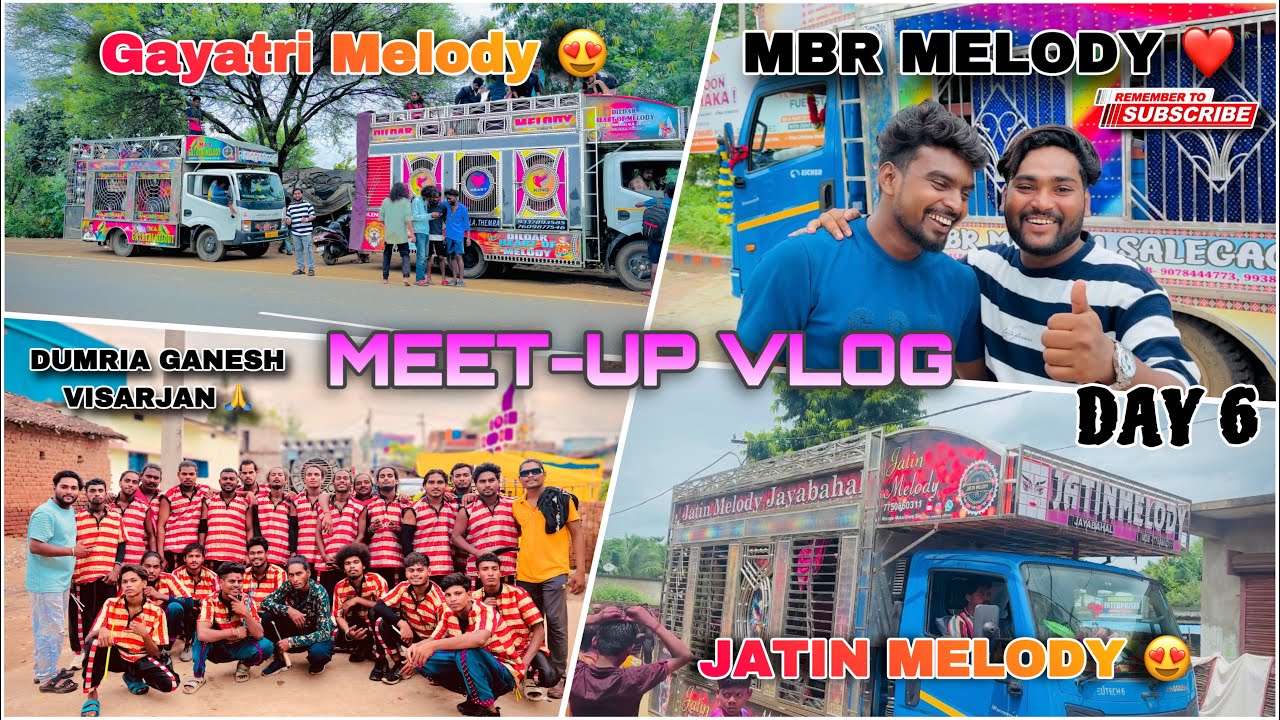 MEET-UP VLOG WITH GAYATRI,MBR & JATIN MELODY 🔥DUMRIA VISARJAN PROGRAM | DAY 6