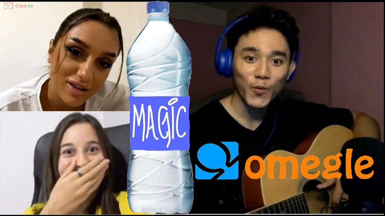 TRYING MAGIC WATER FOR THE FIRST TIME .