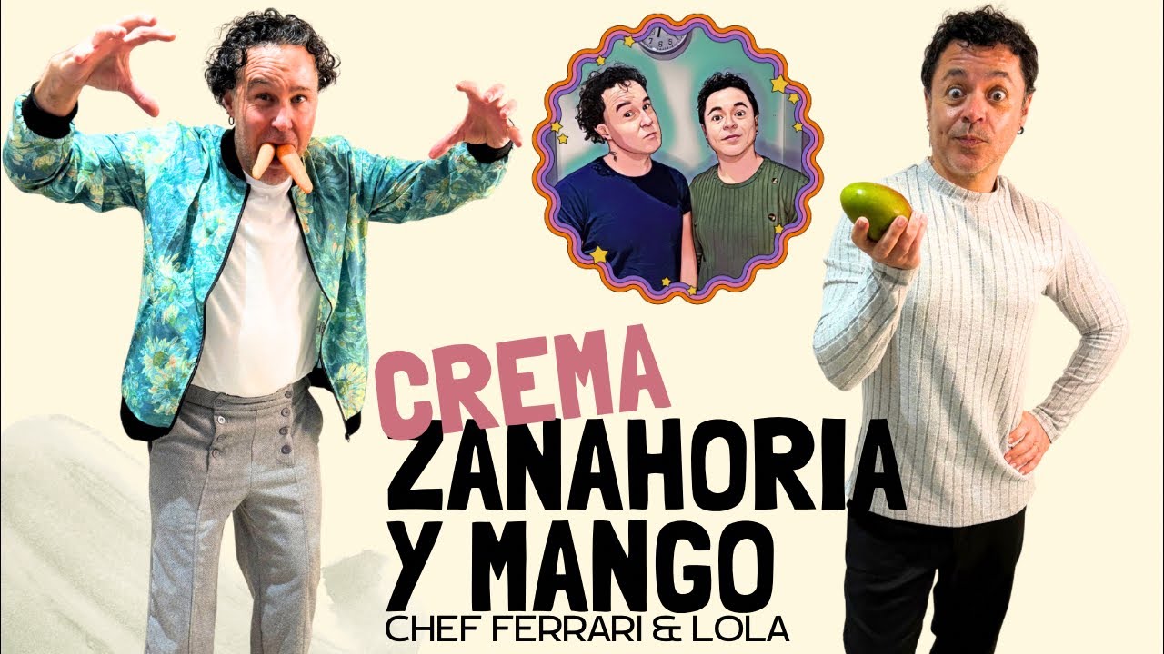 😍 Crema de zanahoria y mango | Directo fácil, cremosa y con toque tropical