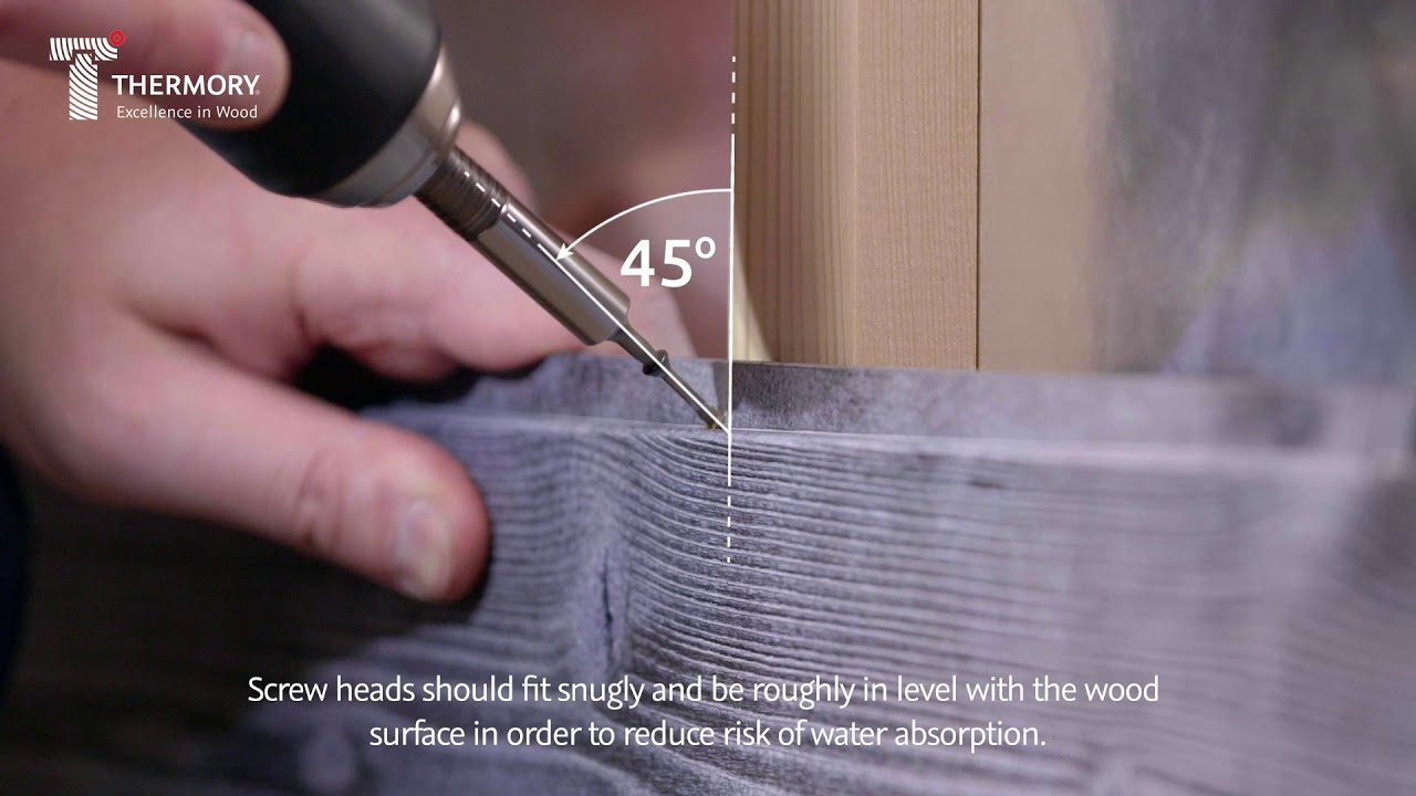 Thermory cladding installation video -  Drift by Thermory