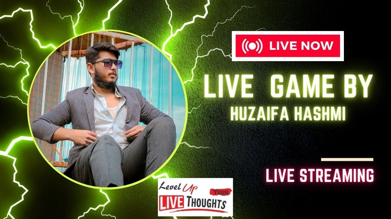 Live Game By Huzaifa Hashmi | Live Performance | Sialkot City | Live Thoughts