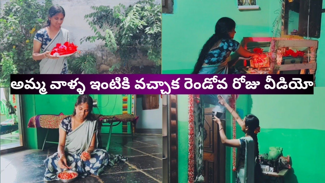 అమ్మ వాళ్ళ ఇంటికి వచ్చాక రెండోవ రోజు వీడియో// vlog