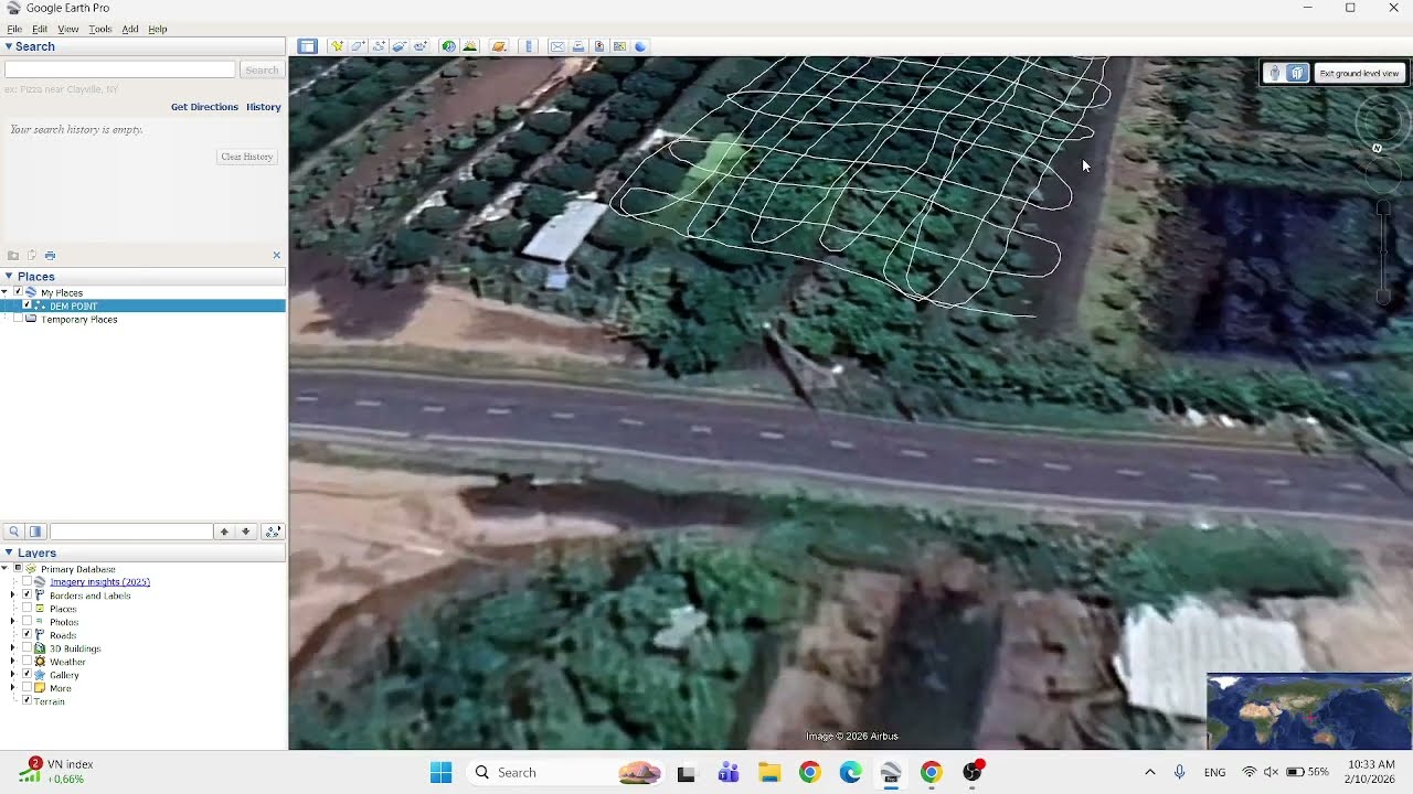 Bài 16 Hướng dẫn trích xuất DEM từ Google Earth Pro trong Global Mapper | Extract DEM