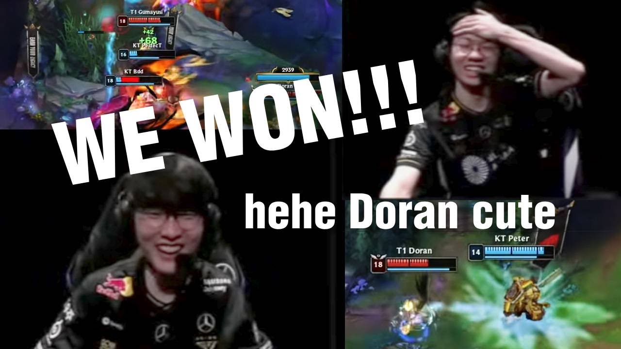 T1 vs KT Final Fight in Game 5 Voice Comms