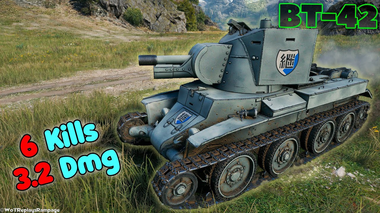BT-42 - 6 Frags 3.2K Damage, Master by player DragonThunderr