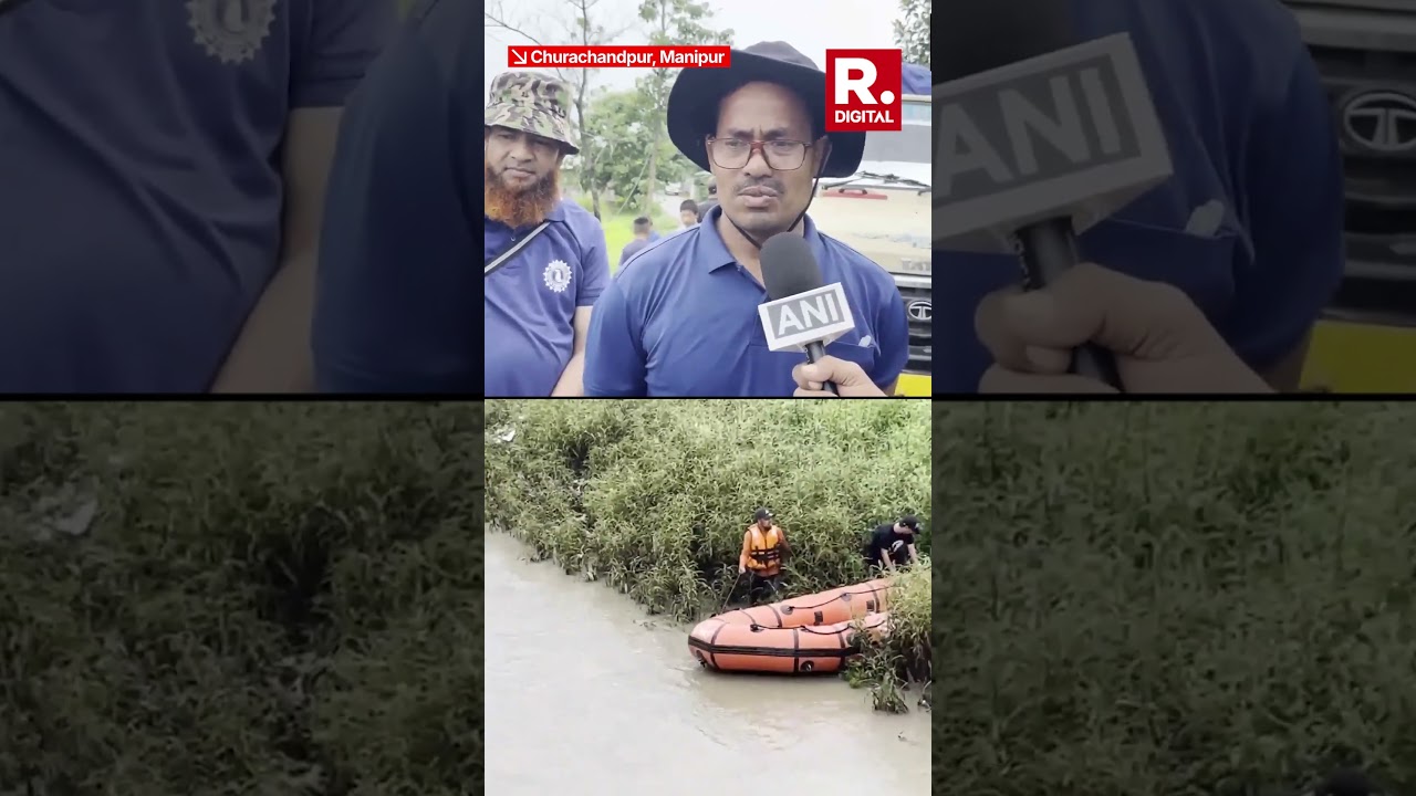 Manipur: SDRF Launches Rescue Operation After Child Falls into Tuitha River