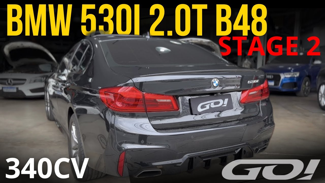 BMW 530i 2.0 turbo B48 stage 2 340 cavalos 😱