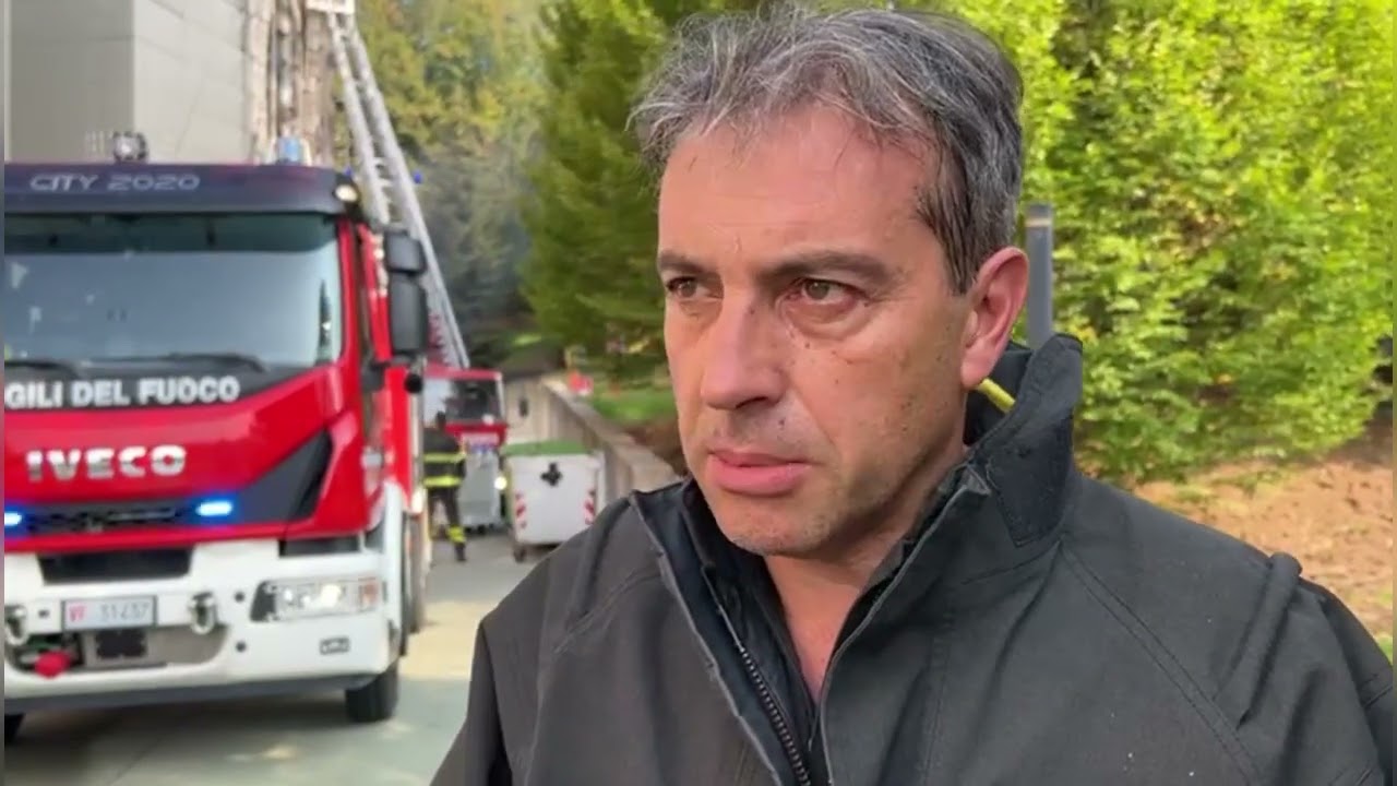 Incendio all'hotel di via Albani a Varese
