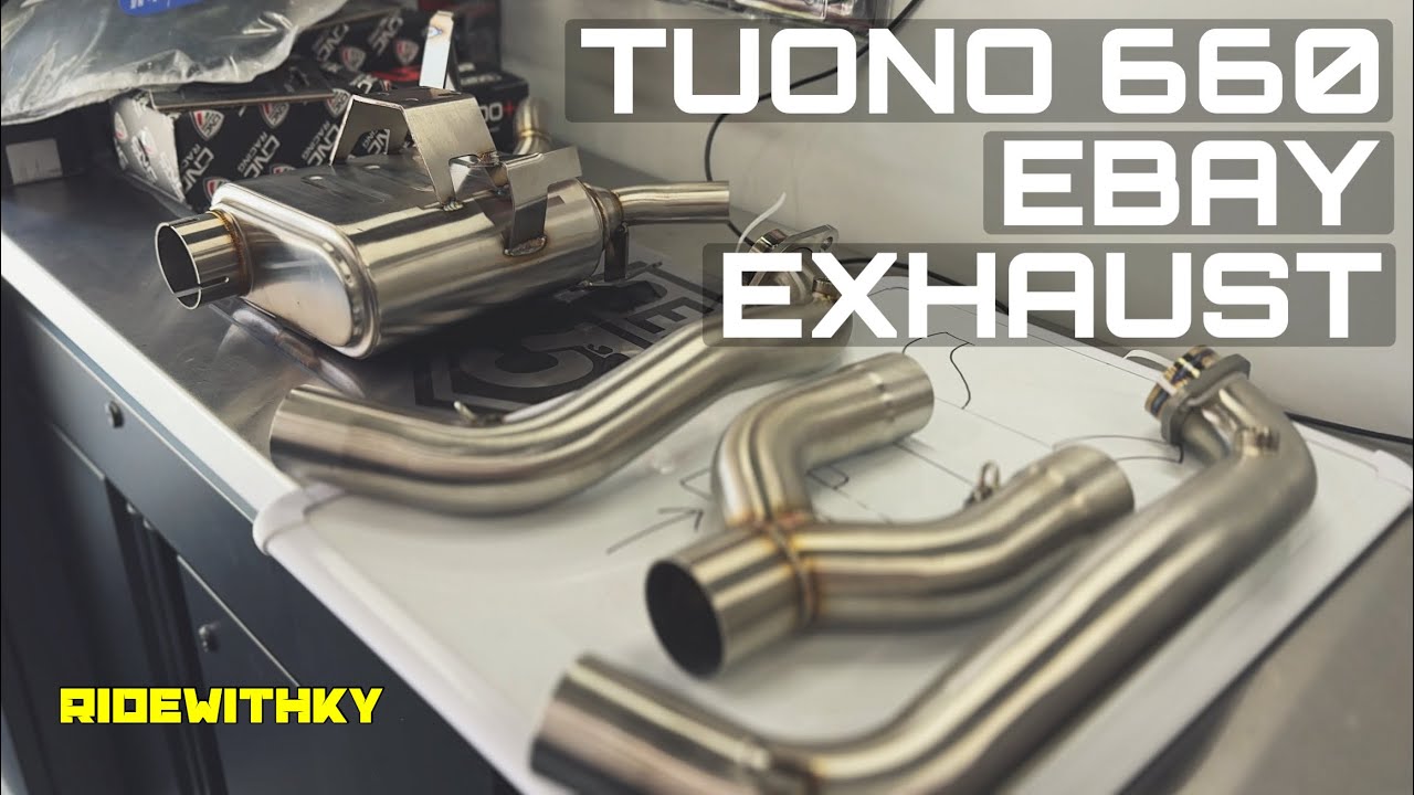 Tuono 660 / RS660 eBay exhaust INSTALL | TUONO 660 BUDGET BUILD PART 2