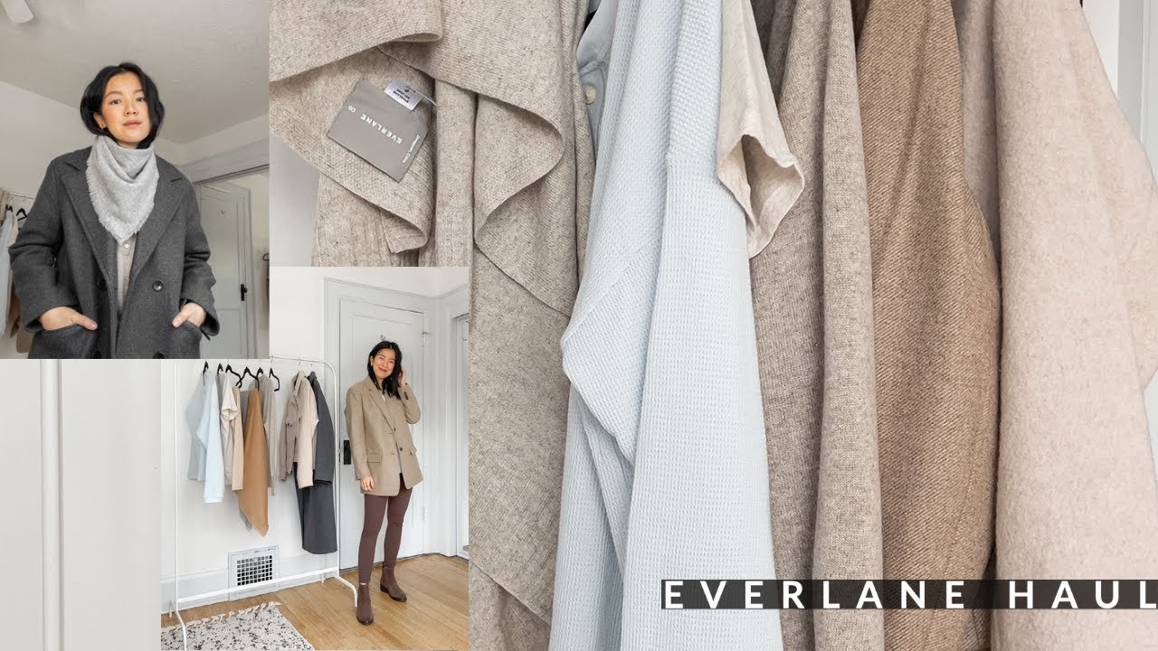 EVERLANE CLOTHING HAUL | cosy & casual 2021