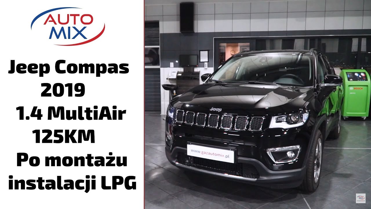Jeep Compas 2019 1.4 MultiAir 125KM po montażu instalacji gazowej LPG