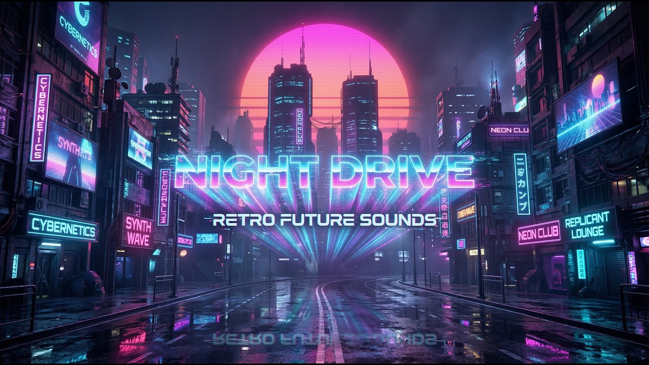 Night Drive in a Neon City 🌃 | Synthwave & French House Retro Future Mix | 야간 드라이브