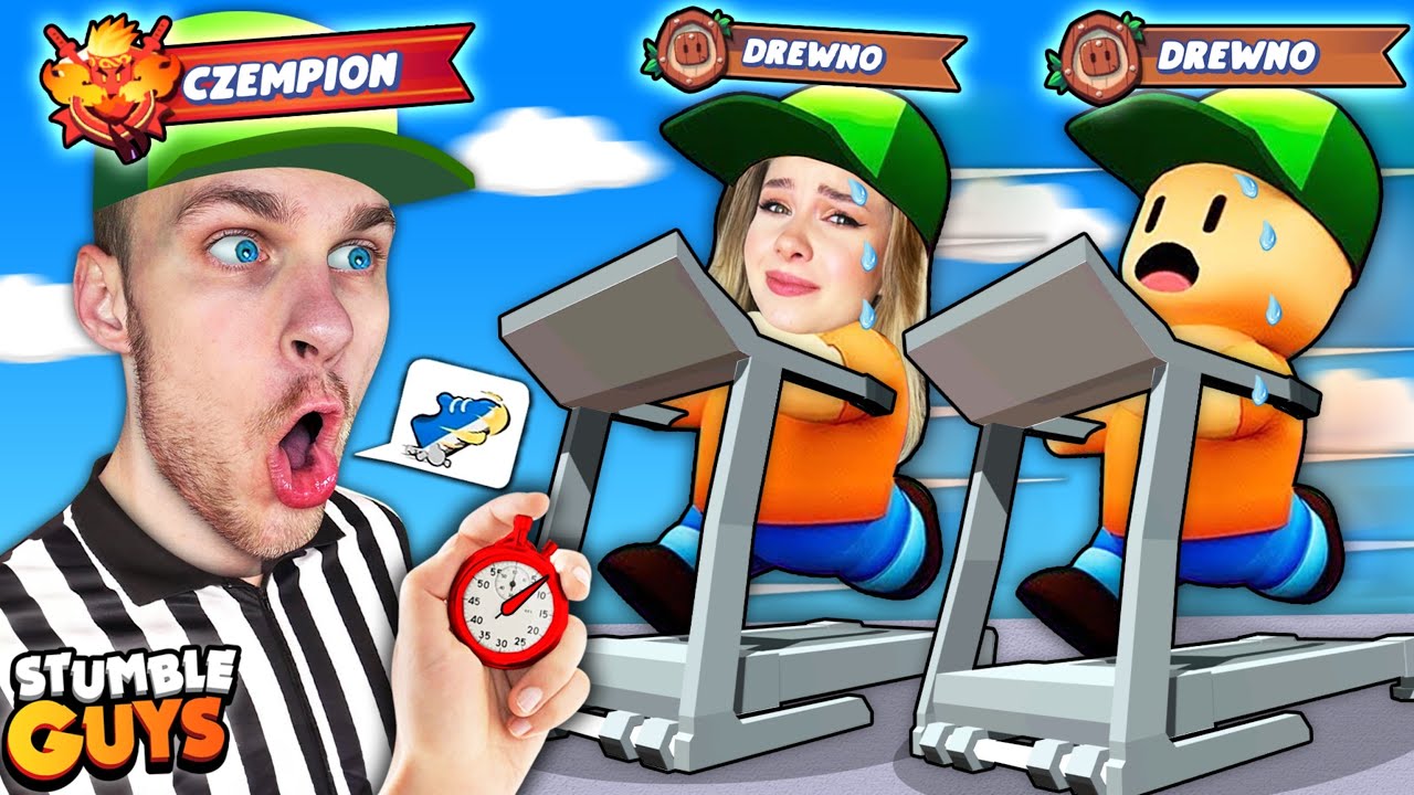 Zostałem PRYWATNYM *TRENEREM* 🥊 MOJEJ DZIEWCZYNY w Stumble Guys! 👧🏆 (ŹLE się SKOŃCZYŁO) 🤦