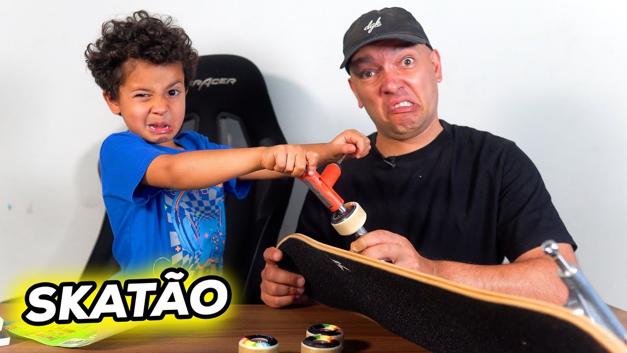 Montando o PRIMEIRO SKATE para o DAVI!