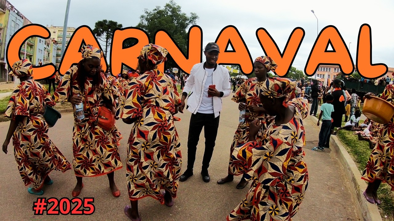OQUE ACONTECE NO CARNAVAL DA ÁFRICA-ANGOLA ?  Melhores momentos do carnaval 2025