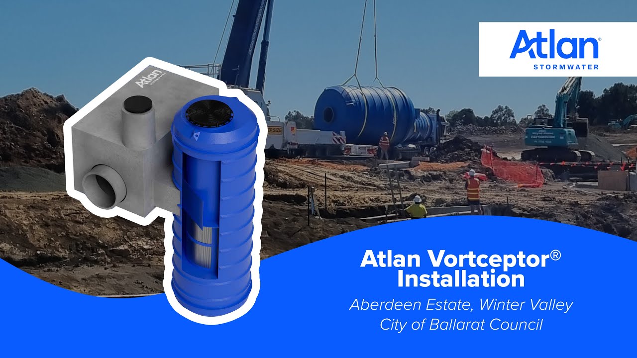 Atlan Vortceptor®: Gross Pollutant Traps to Capture Pollution for Local Wetlands