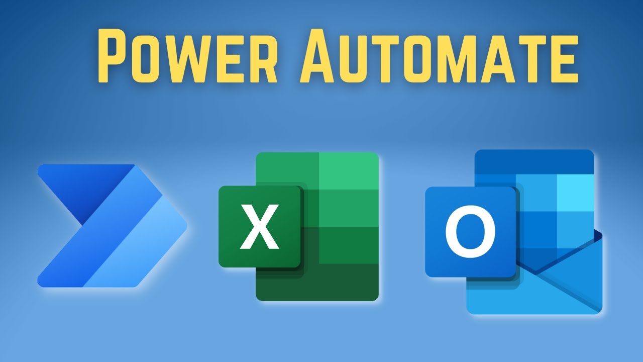 How to Send Excel Info to Outlook in Minutes w/ Power Automate