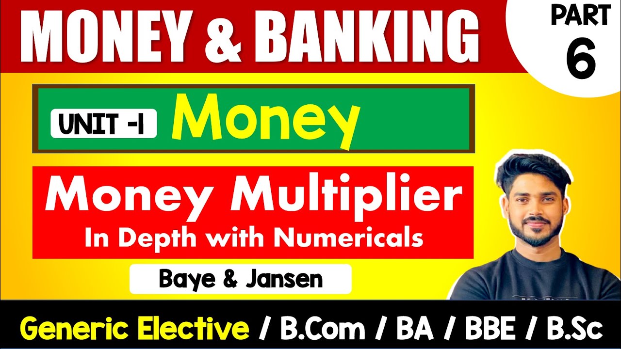 Money Multiplier | High Powered Money | Money & Banking | GE Sem-3, B.com(H), BA, BSc, DU