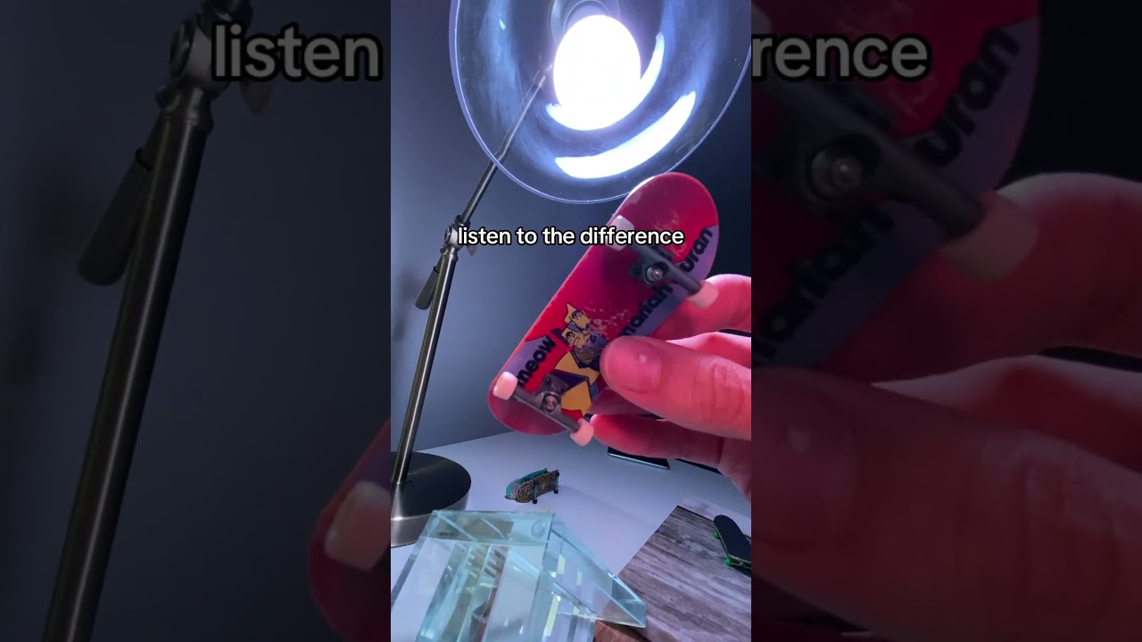 $3 tech deck vs $30 pro fingerboard #fingerboard #fingerboarding #techdeck