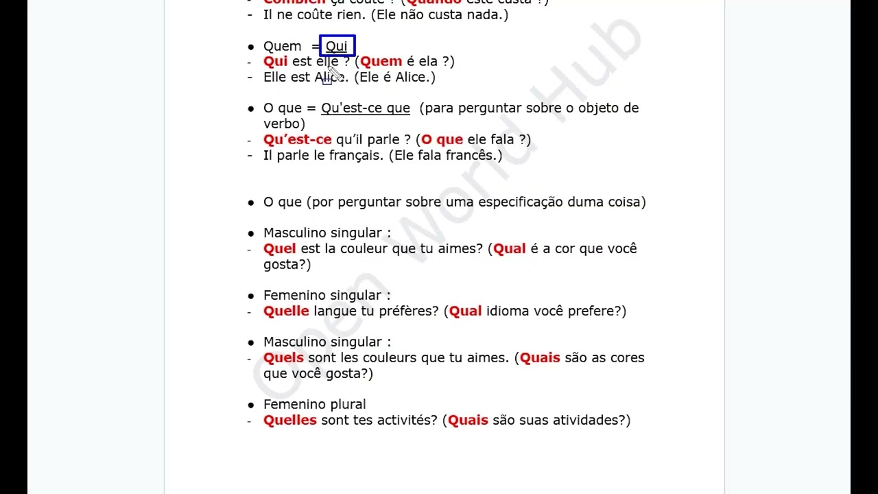 6.2.  As perguntas abertas