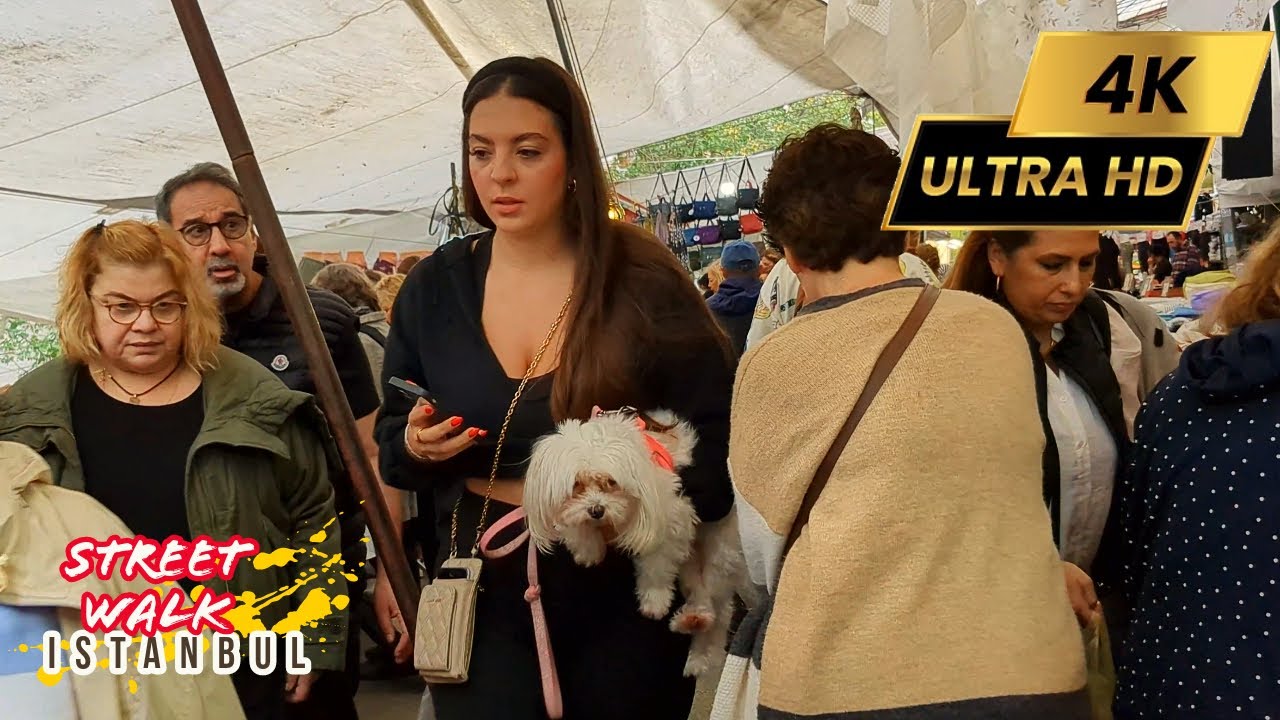 Perşembe günü Erenköy pazarındaki heyecan November 2023 ❤️🇹🇷 | 4K UHD 60FPS