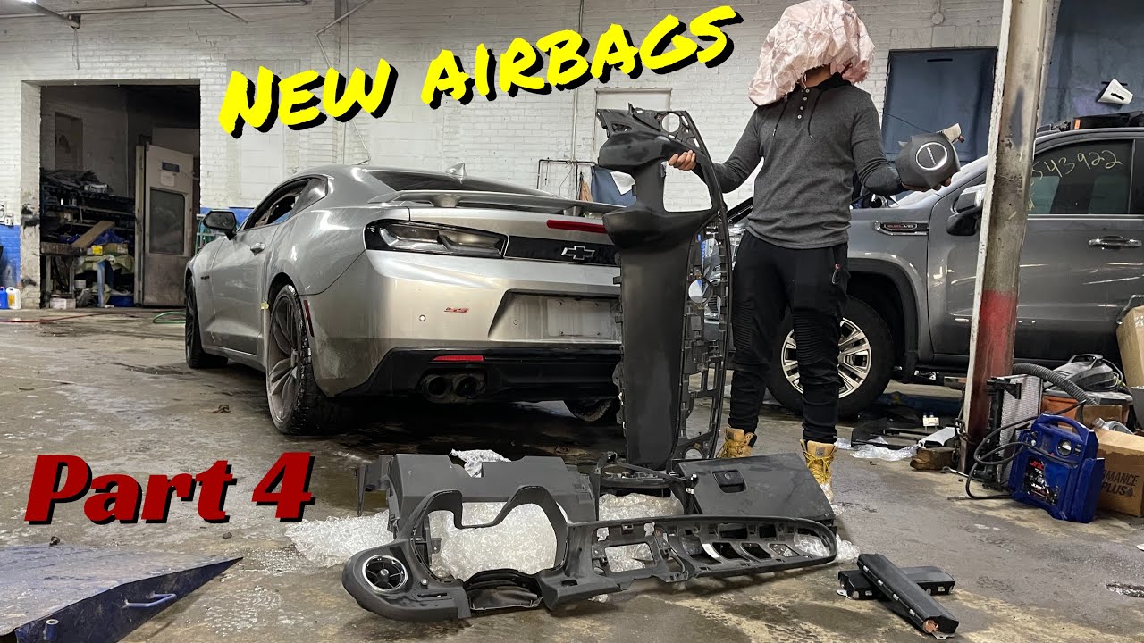 REBUILDING A WRECKED 2017 CHEVY CAMARO 2SS (PART 4)