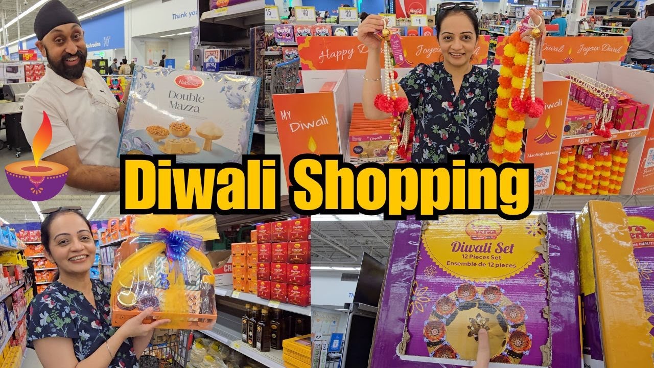 DIWALI SHOPPING DONE | WALMART CANADA SURPRISED US