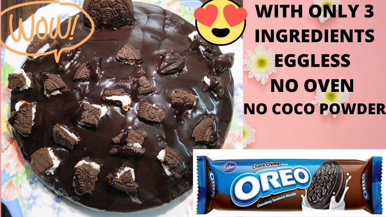 cake recipe | oreo cake with just 3 ingredient | oreo बिस्किट से बनी स्वादिष्ट केक | chocolate cake