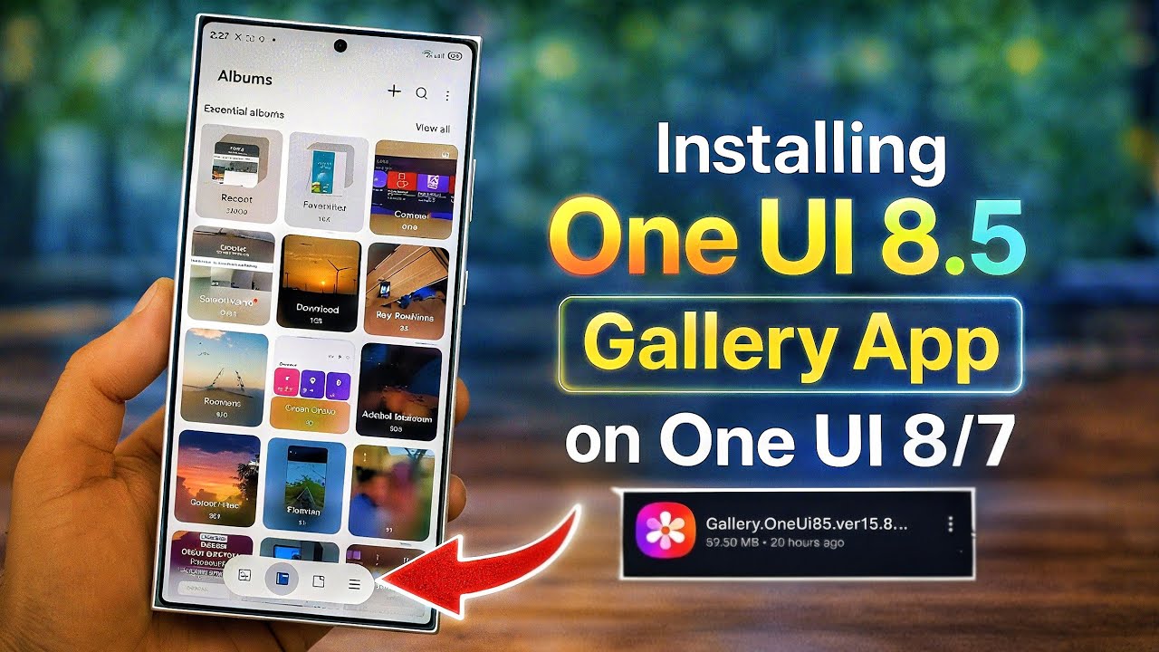 Установите приложение &laquo;Галерея&raquo; One UI 8.5 на все модели Samsung S23 Fe с интерфейсом One UI 8/7.