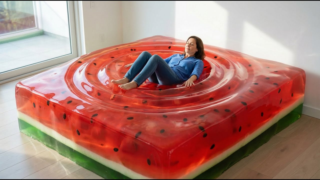 Which Jelly Bed Is the Softest 🤍  Oddly Satisfying No Talking ASMR