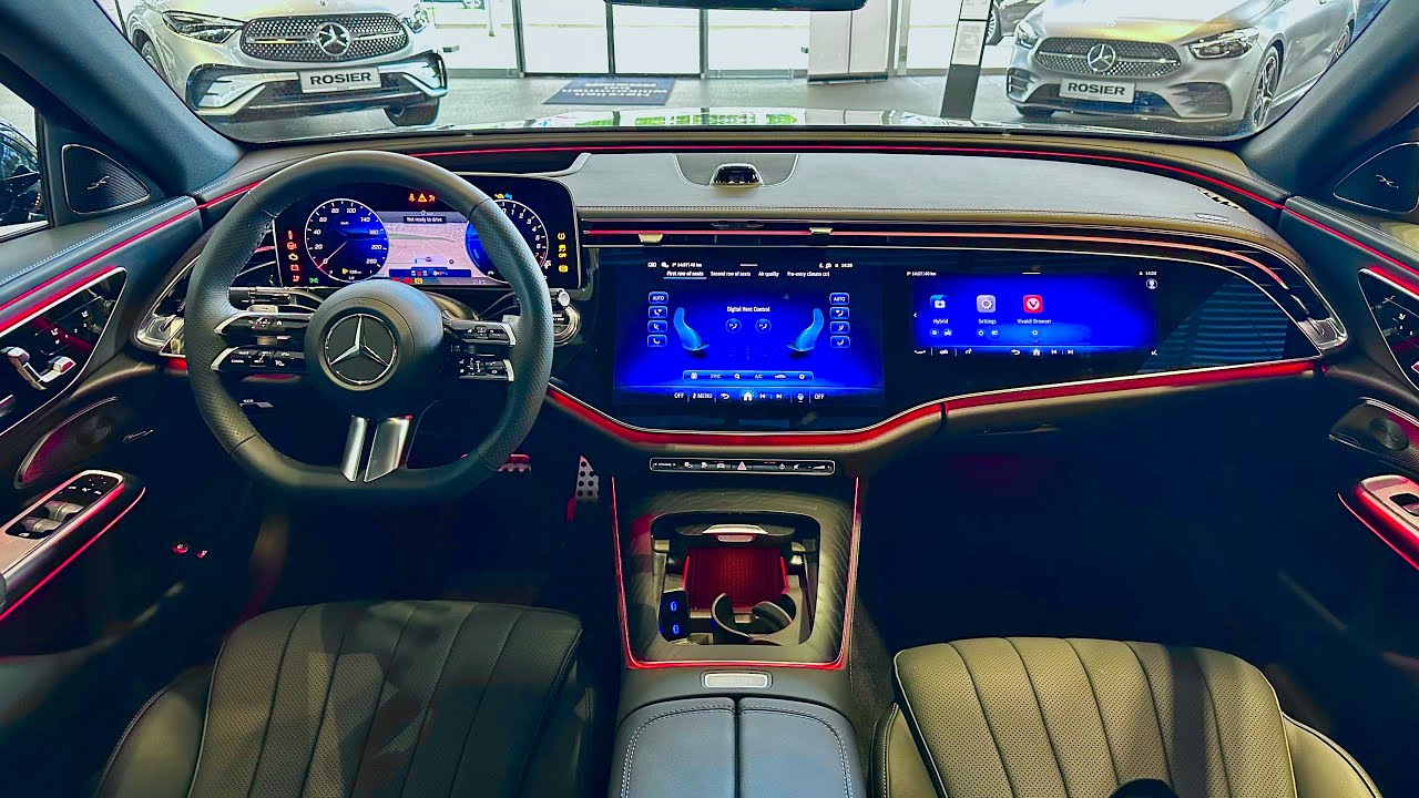 Обзор новой мультимедийной системы и цифровой приборной панели Mercedes E-Class