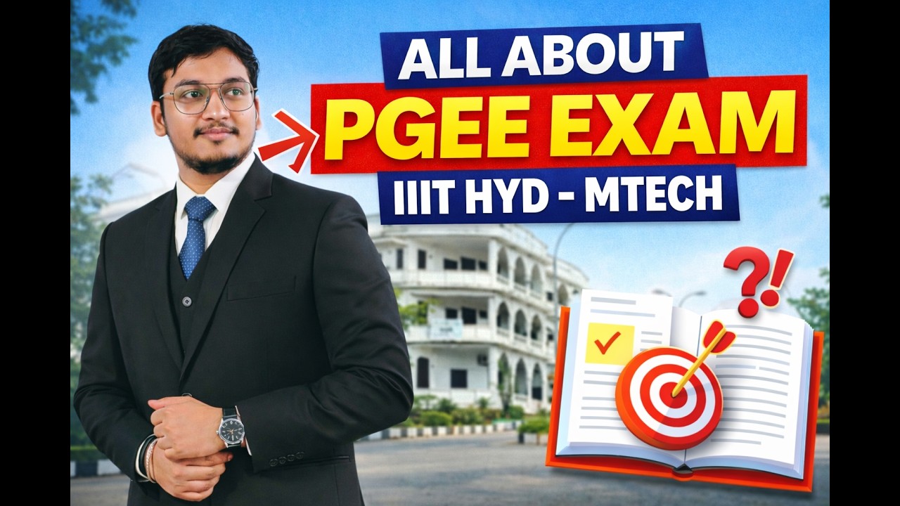 PGEE 2026 | IIIT Hyderabad MTech Admission Without GATE Exam | Pattern, Syllabus& Strategy🔥#trending