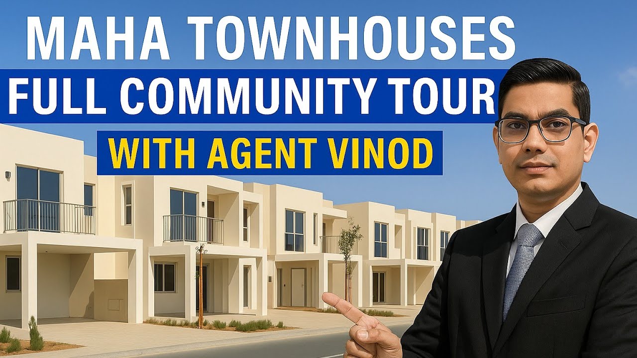 MAHA Townhouses by Nshama | Full Community Tour with Agent Vinod 