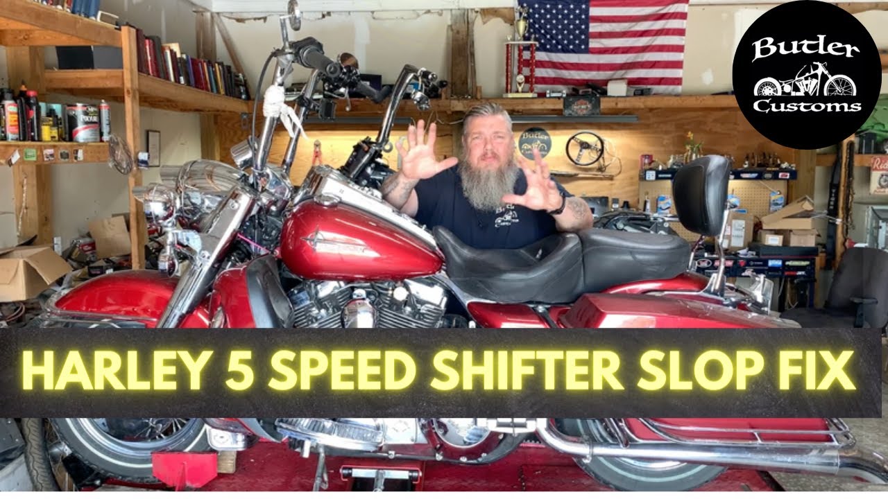 Harley 5 Speed Shifter Slop Fix. Inner and Outer Primary Removal. Shaft lever replacement.