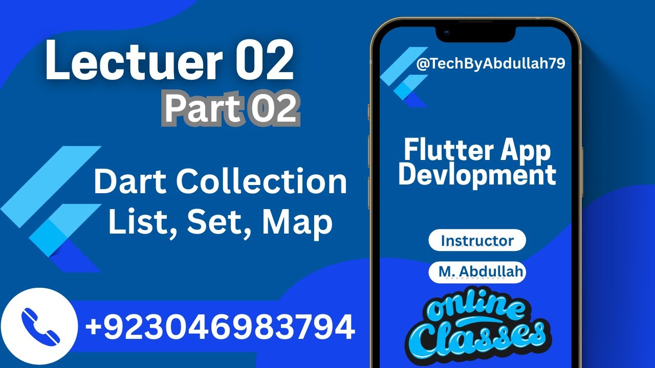 Dart Collections (Lists, Sets & Maps)-Step-by-Step + Live Coding (Urdu/Hindi)