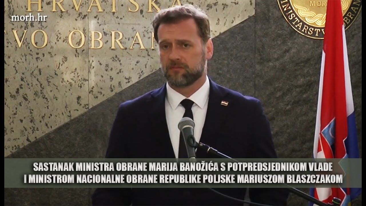 Sastanak ministra Banožića s ministrom nacionalne obrane Republike Poljske
