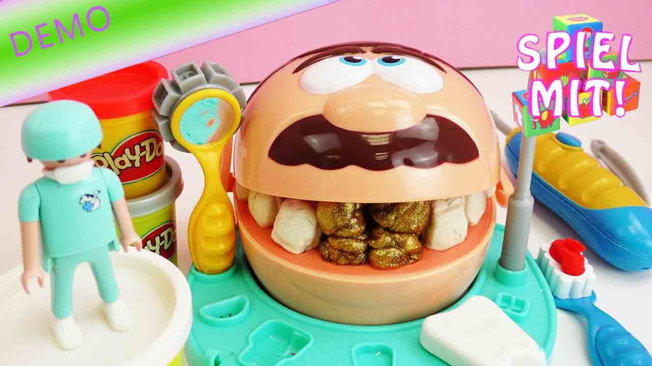 Play Doh Dr Wackelzahn mit Goldzähnen aus Intelligenter Knete