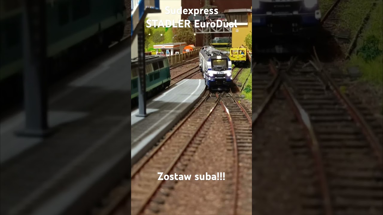 Sudexpress S1592101ES - Elektrow&oacute;z STADLER EuroDual 159 210-4  autolawety #makieta kolejowa H0 1:87