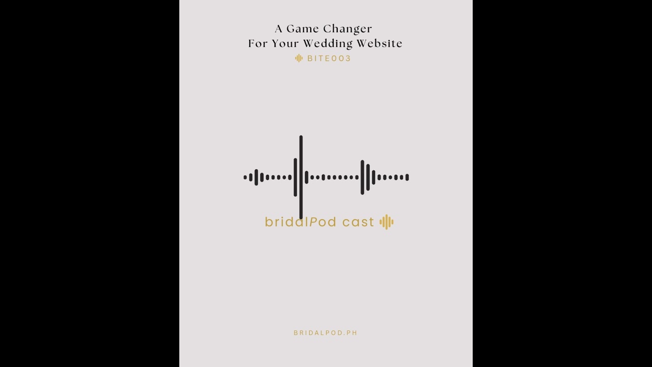 Your Game Changer For Your Wedding Website | bridalpod cast ep3