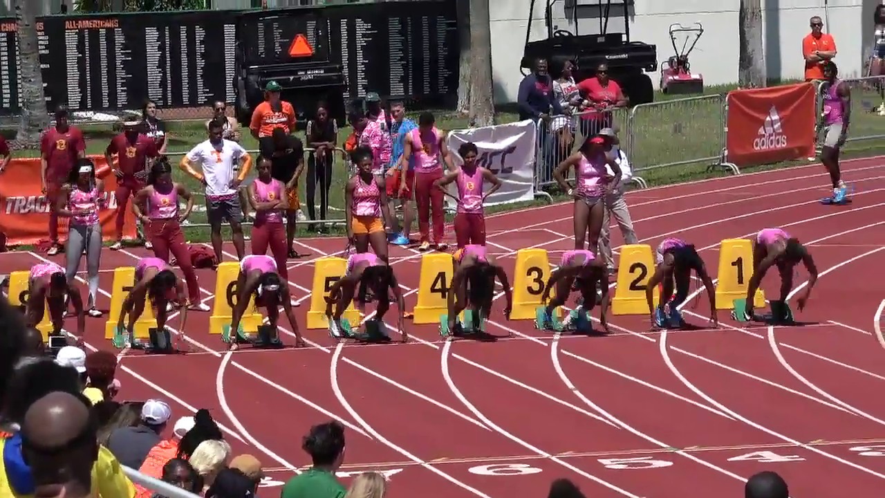 Women 100m Heat 1 Finals 2019 Power 5 Trailblazer Challenge
