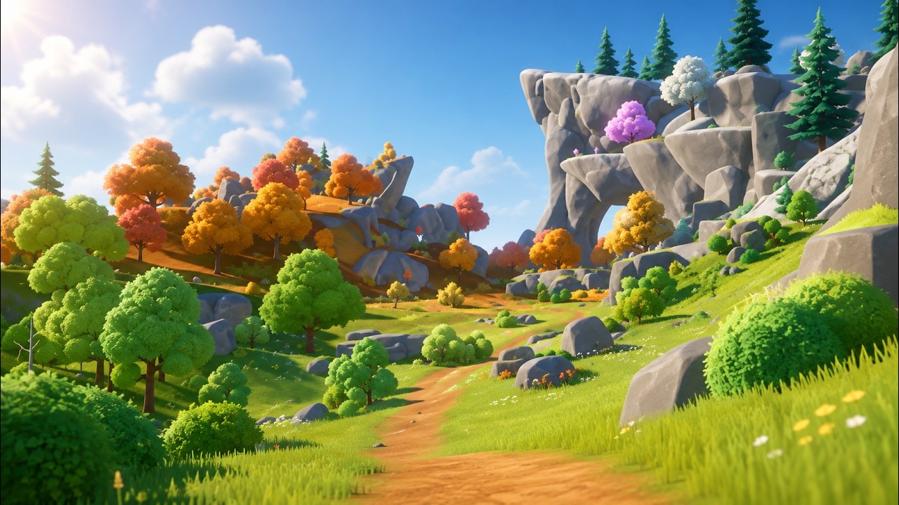 Stylized Nature and Biomes | UNREAL ENGINE | SHOWCASE