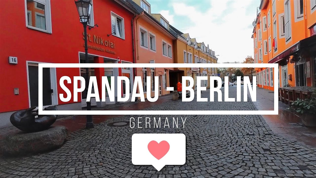 🇩🇪 Spandau - Berlin I Altstadt I HD Walking tour I Jazz Music