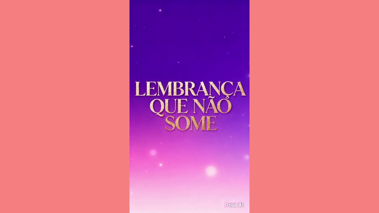 Lembrança que não some