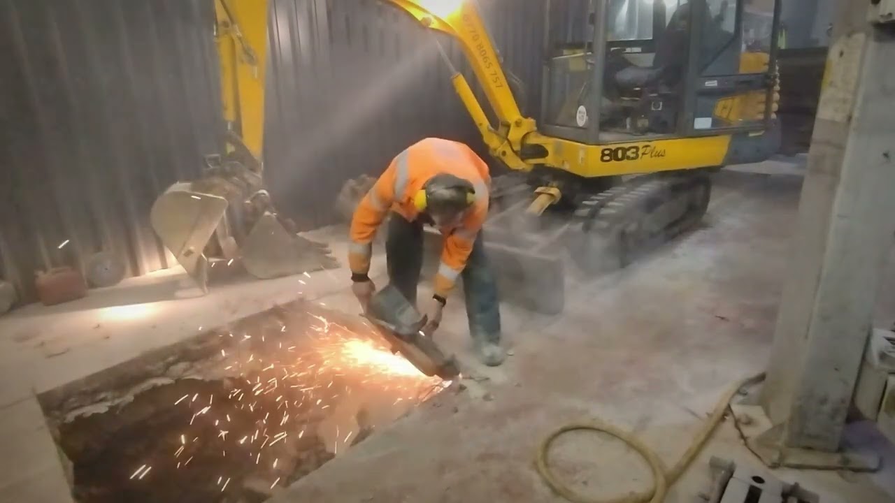 The Pits! - Digging A Garage Test Pit with A JCB 803Plus Excavator