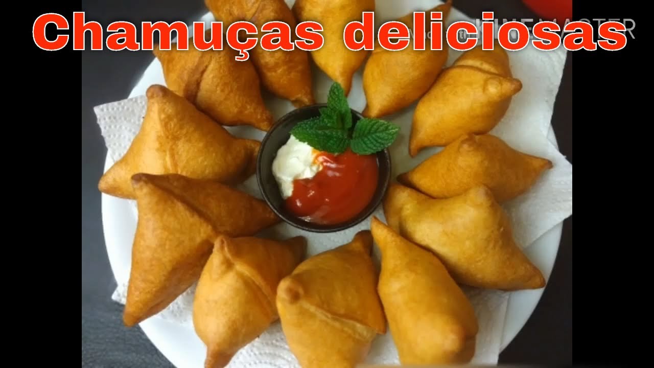 Como fazer Samosas de carne ou chamuça de carne moída deliciosa- Massa diferente😋
